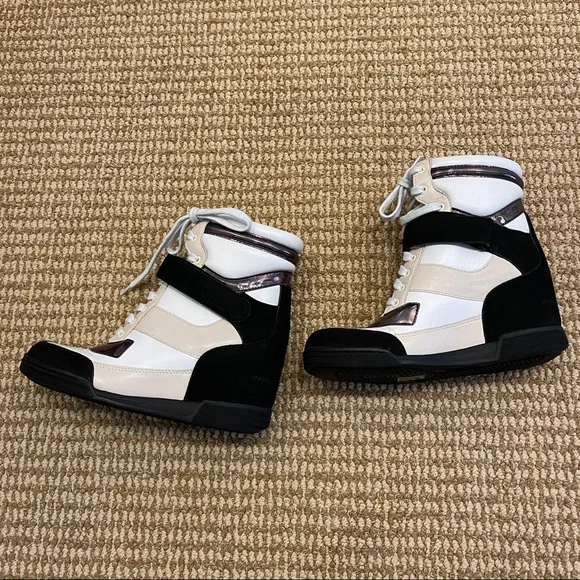 COPY - Marc by Marc Jacobs Kisha Wedge Sneakers 38 NEW - Picture 5 of 9